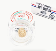 PUNCH 1G Cherry Slapz TIER 4 Cold Cure Rosin Badder