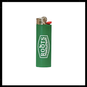 Roots Bic Lighter (Green)