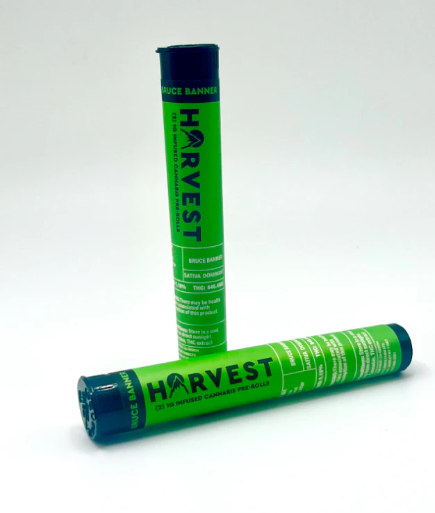 Harvest - Harvest - Bruce Banner - 2pk Infused Prerolls - 2g Main Image