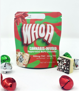 WHOA - Whoa - Edibles - Peppermint Bark Chocolate - 100MG