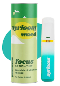 AYRLOOM - Focus 4:1 THC:THCV - 1G All-In-One