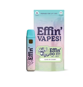 EFFIN EDIBLES - Do it! Game on Cherry 7:1 THC:THCV 1g AIO