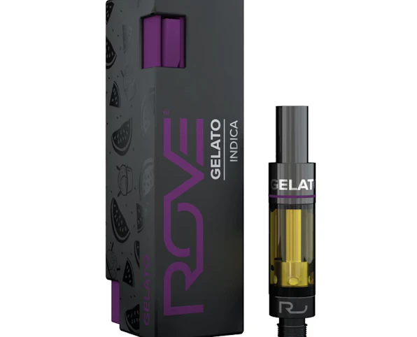 ROVE - Gelato -Indica- 87.04% THC | 1g (Vape Cart) | Rove -h10 middle 2