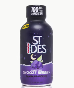 St Ides - Snooze Berries - 100mg 4oz Night Time Beverage (St Ides)