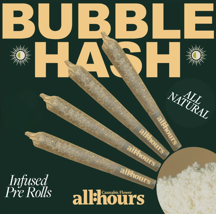 all:hours - all:hours 10G's Bubble Hash Infused Shorties 41452 Main Image