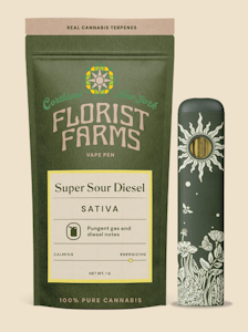 FLORIST FARMS - Florist Farms- Super Sour Diesel- 1g disposable vape