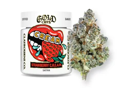 Claybourne Gold Cuts 3.5g Strawberry C.R.E.A.M.