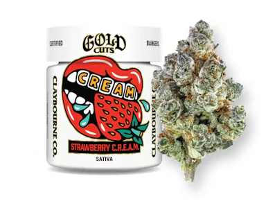 Claybourne Co. - Claybourne Gold Cuts 3.5g Strawberry C.R.E.A.M.