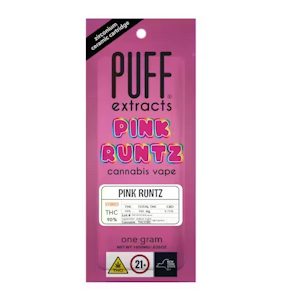 Puff - Puff- Pink Runtz- 1g Vape Cart