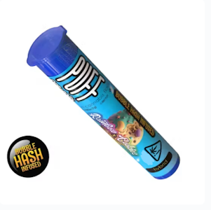 Puff - Puff- Rainbow Cookies x LA Kush Cake Bubble Hash Infused- 1g Preroll