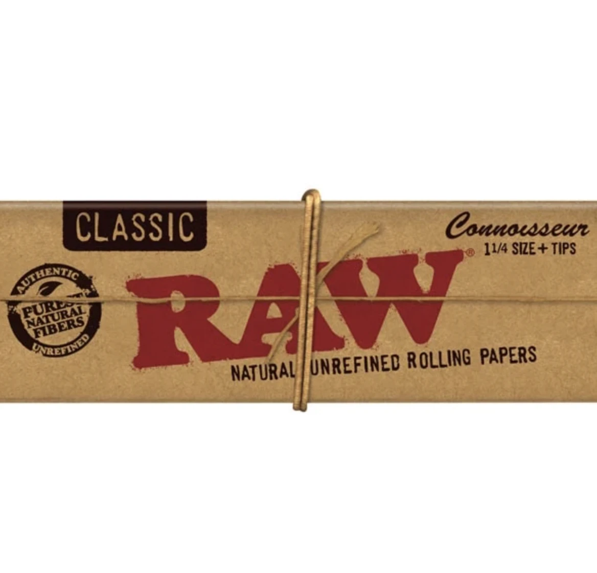 RAW - RAW Connoisseur Classic Rolling Papers & Tips | 1 1/4 Main Image