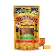LOST FARM 100mg THCv Mango Jack Herer Live Resin Fruit Chews
