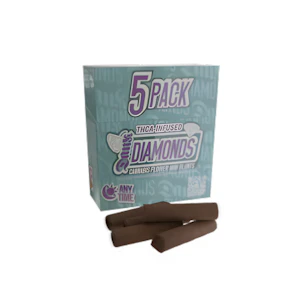 Dank Diamonds - Dank Diamonds | Emerald Cut Infused Hemp Blunt | 5pk/3.5g
