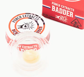 PUNCH EDIBLES & EXTRACTS - PUNCH 1G Black Rose BHO Badder