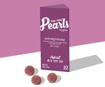 Grön Edibles - Pomegranate 4:1 CBD:THC Pearls