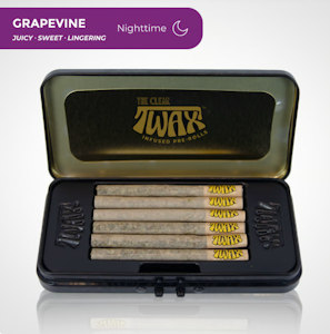 TWAX by The Clear - Grapevine 5pk/3g Infused Prerolls