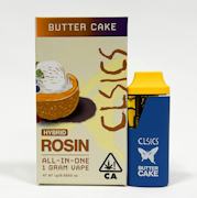 CLSICS - 1g Live Rosin AIO - Butter Cake