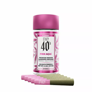 STIIIZY - Stiiizy - 2.5g Infused Prerolls - Pink Acai