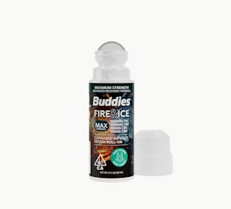 BUDDIES - BUDDIES - Topical - Fire & Ice - Max THC - Roll On - 3oz - 2300MG