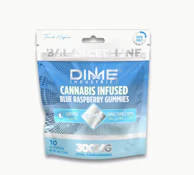 Dime Industries Balanced Line Blue Raspberry "Afternoon" CBG Gummies