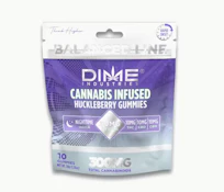 Balanced Line Huckleberry "Evening" CBN Gummies
