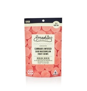 Upta Camp Edible Company - 10-pk | 3:1 Sour Watermelon Fruit Chews | CBD/THC