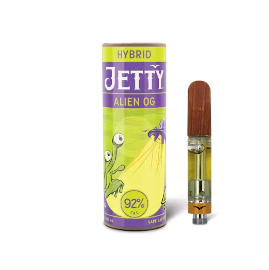 Jetty Extracts - JETTY EXTRACTS: Alien OG 1g High THC Cart (H) Main Image