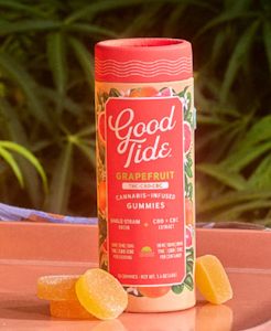Good Tide - Good Tide - Grapefruit 1:1:1 CBD + CBC Single-Strain Rosin Gummies | Blissful