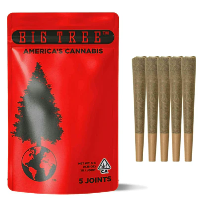 Big Tree - Tropical Trainwreck - 5pk Joints (Big Tree) Main Image