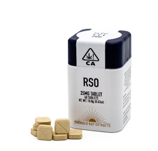 Emerald Bay - Emerald Bay - Tablets - RSO - Slep 1:1:1 - 25MG Tablet - 1000MG