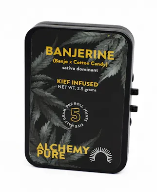 Alchemy Pure - Banjerine Kief Infused 5 Pack Pre Roll - .6G (3G) Main Image