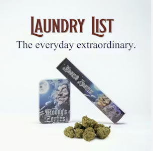 MOONY'S ZOOTIES - Laundry List pre-roll | .5g