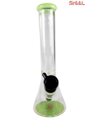 10" Colorful Geometric Base Beaker Water Pipe