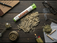 Sticky C** Fingers 0.4g Hash Worm