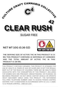 Culture Craft - Clear Rush Sugar Free Powder