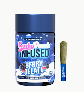 Kushy Punch - Kushy Punch 0.5g Infused Pre-Rolls Indica Berry Gelato 5pck
