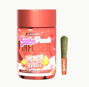 Kushy Punch 0.5g Infused Pre-Rolls Hybrid Peach Ringz 5pck