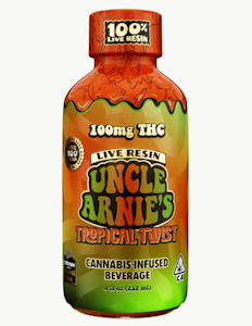 Uncle Arnie's - Uncle Arnie's Beverage 8oz 100% Live Resin Tropical Twist 100mg