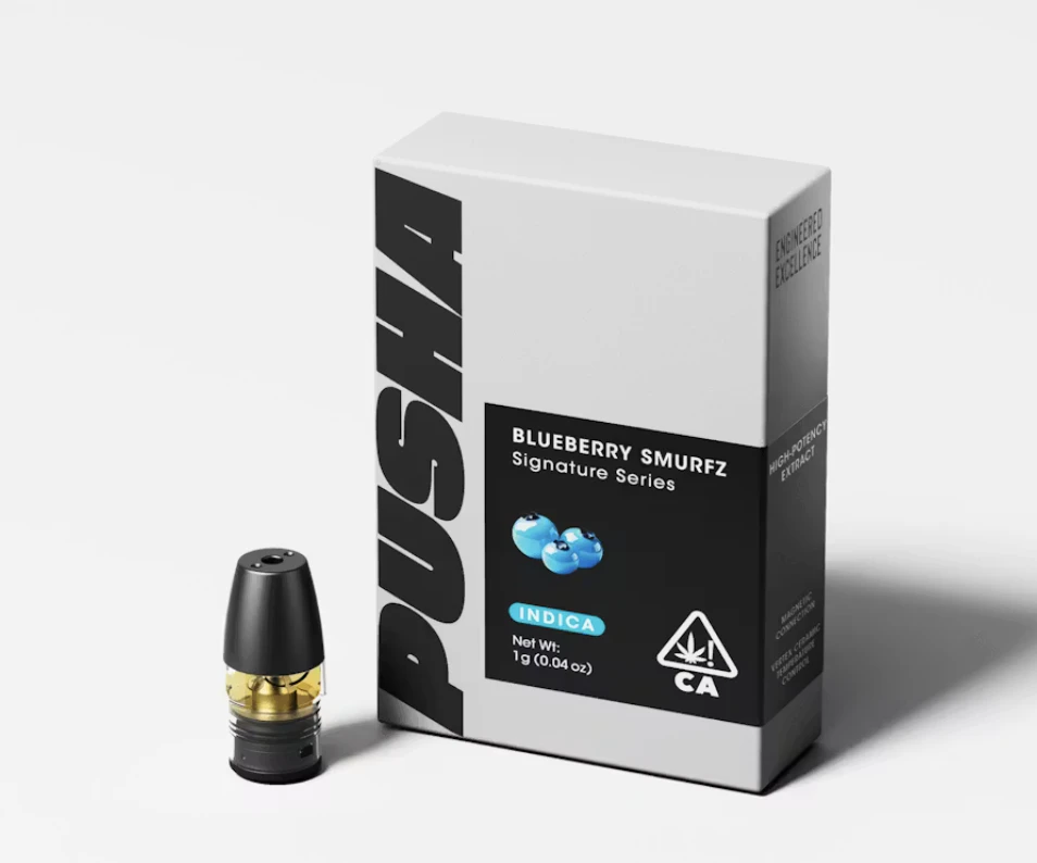 PUSHA - Pusha | Bluberry Smurfz | Signature Pods | 1.0g Main Image