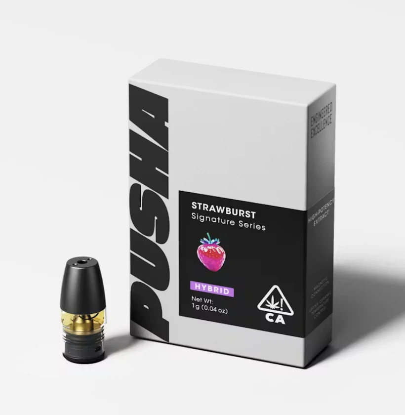 PUSHA - Pusha | Strawburst | Signature Pods | 1.0g Main Image