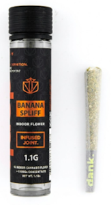 DANK BY DEFINITION - Banana Spliff 1.1G Infused Pre Roll