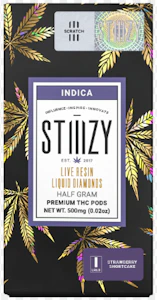 STIIIZY - Stiiizy - Liquid Diamonds - White Widow - Vape Pod - 0.5g