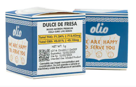 Olio - Dulce De Fresa - Cold Cured Live Rosin - 1g