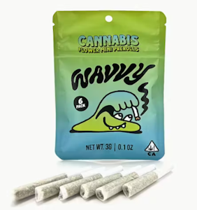 Wavvy - Wavvy - Sour Z - Preroll Pack - 6pk - 3g