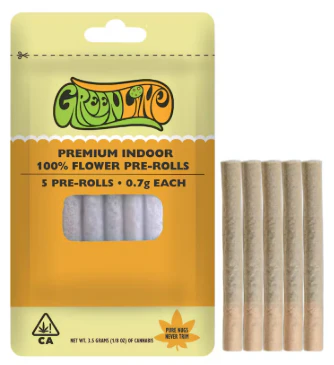 Greenline - Green Line - Pandalorain - Prerolls - 5pk - 3.5G Main Image