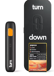 TURN - Papaya - 1G Live Resin AIO Disposable