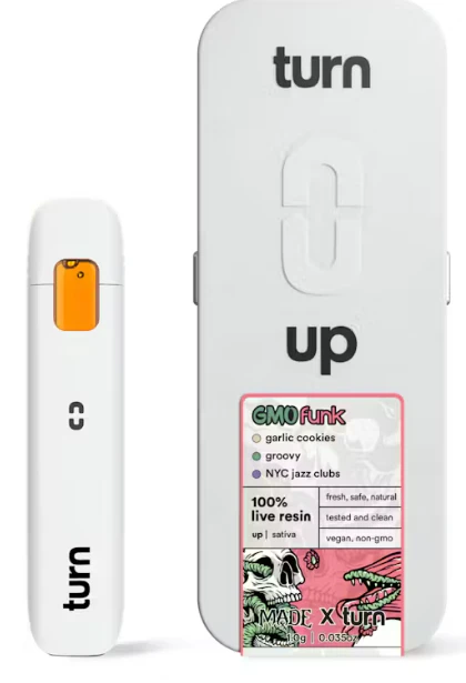 turn - GMO Funk - 1G Live Resin AIO Disposable Main Image