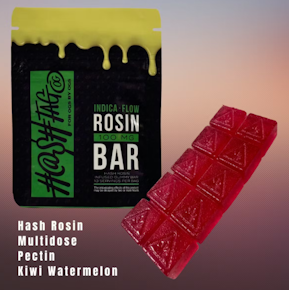 Hashtag OG | Hash Rosin Gummy Bar | Kiwi Watermelon | 100mg