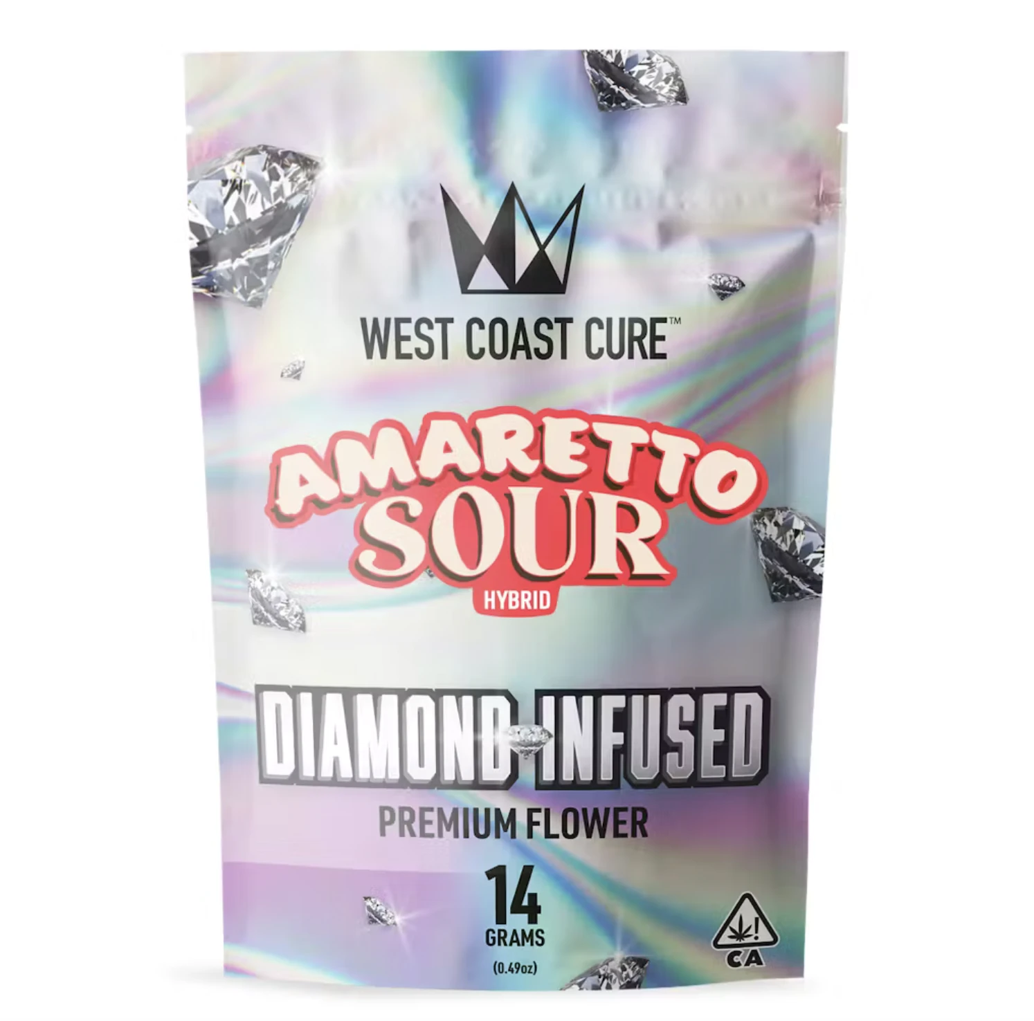 West Coast Cure - WCC Amaretto Sour Infused Flower (H) 14g Main Image