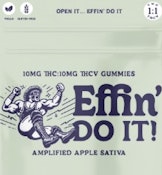 Edibles | Effin' Do it! | Amplified Apple 1:1 THC:THCV | 100mg